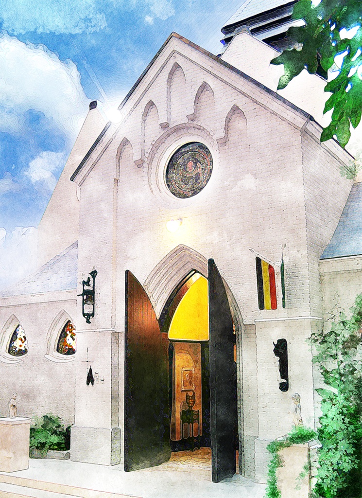 【印刷用】水彩風「色んな風景」10枚セット