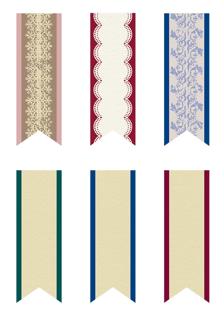 【印刷用】イラストカット「ヴィンテージなラベル&フレーム」