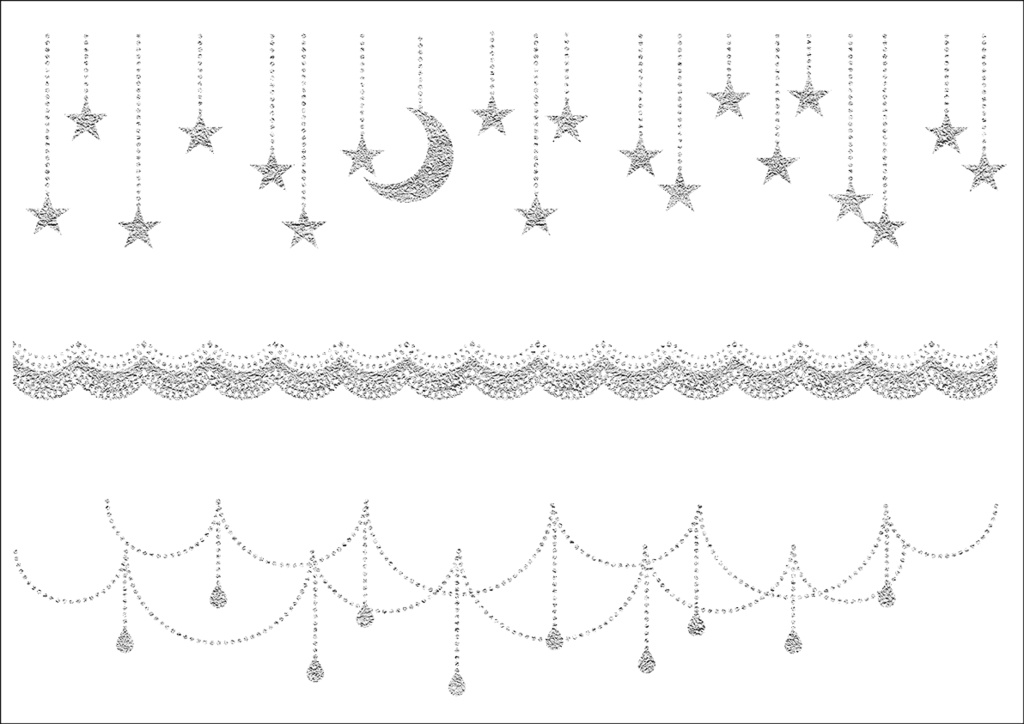 【印刷用】ガールズパーティー素材