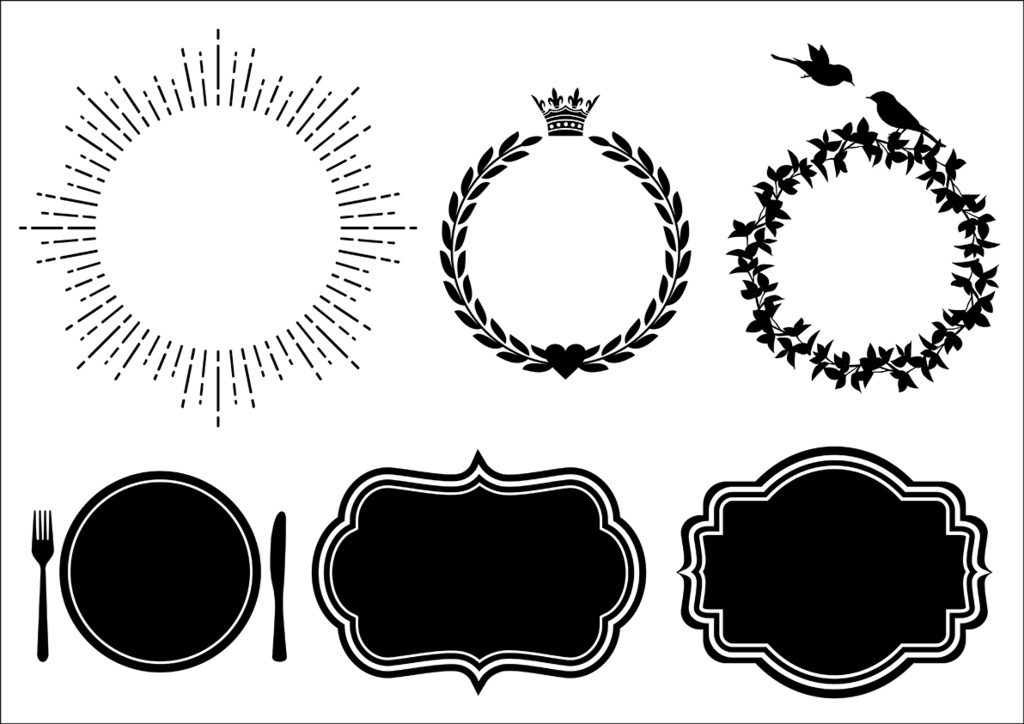 【印刷用】ガールズパーティー素材