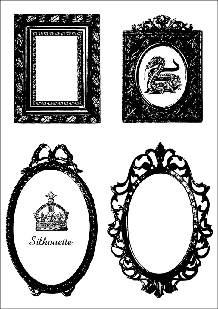 【印刷用】イラストカット【シルエット】2