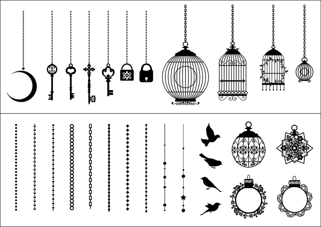 【印刷用】ガーランド素材