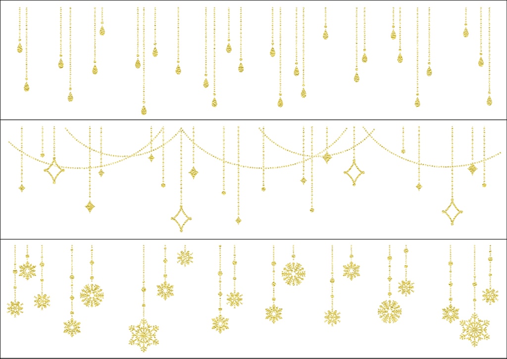 【印刷用】ガーランド素材