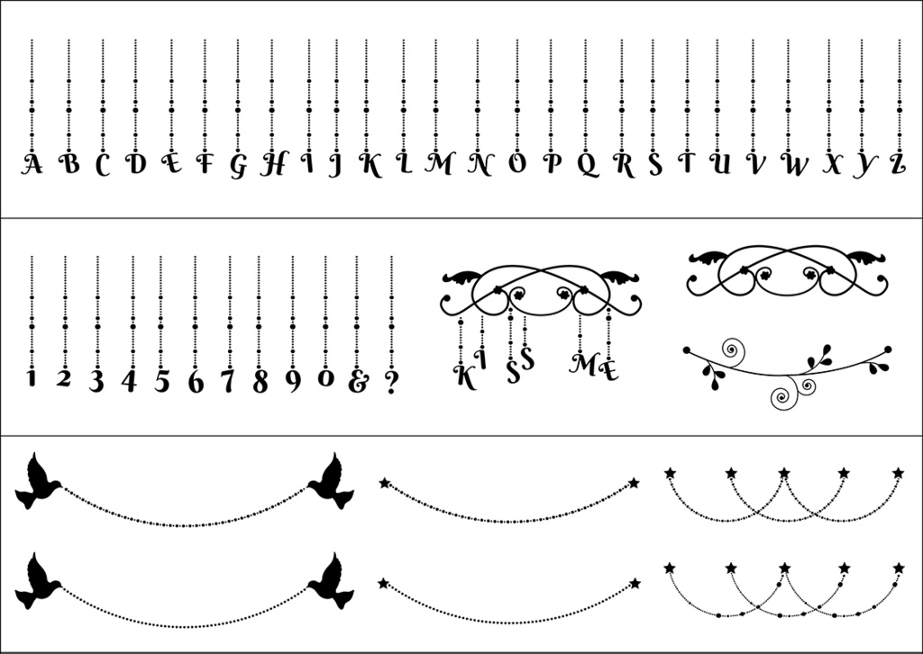 【印刷用】ガーランド素材