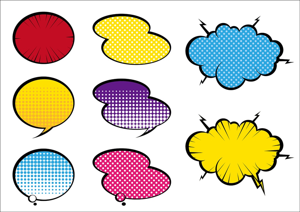 【印刷用】アメコミ素材