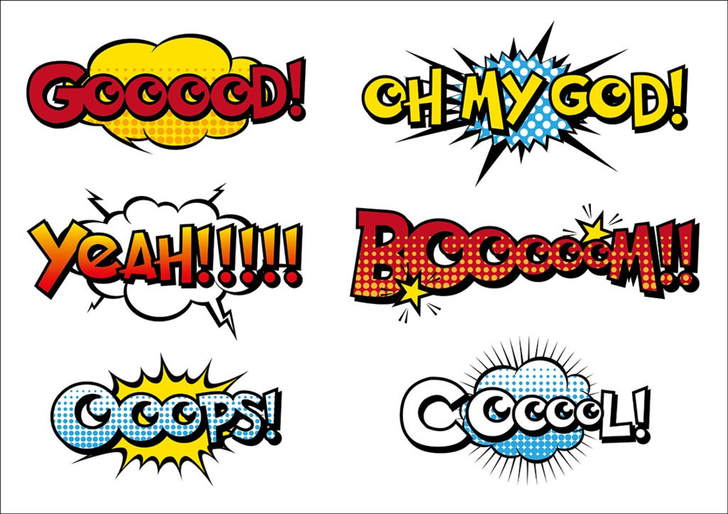 【印刷用】アメコミ素材