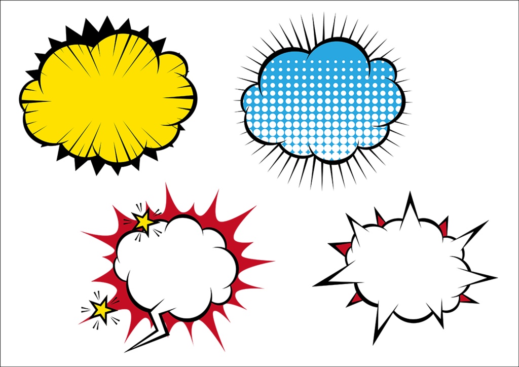 【印刷用】アメコミ素材