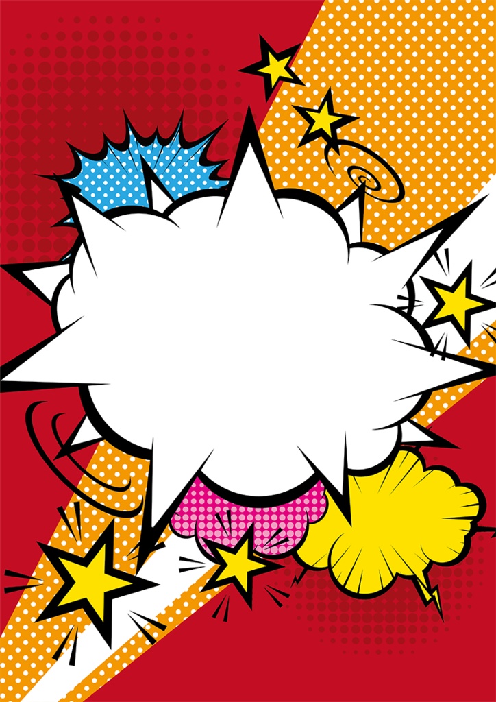 【印刷用】アメコミ素材