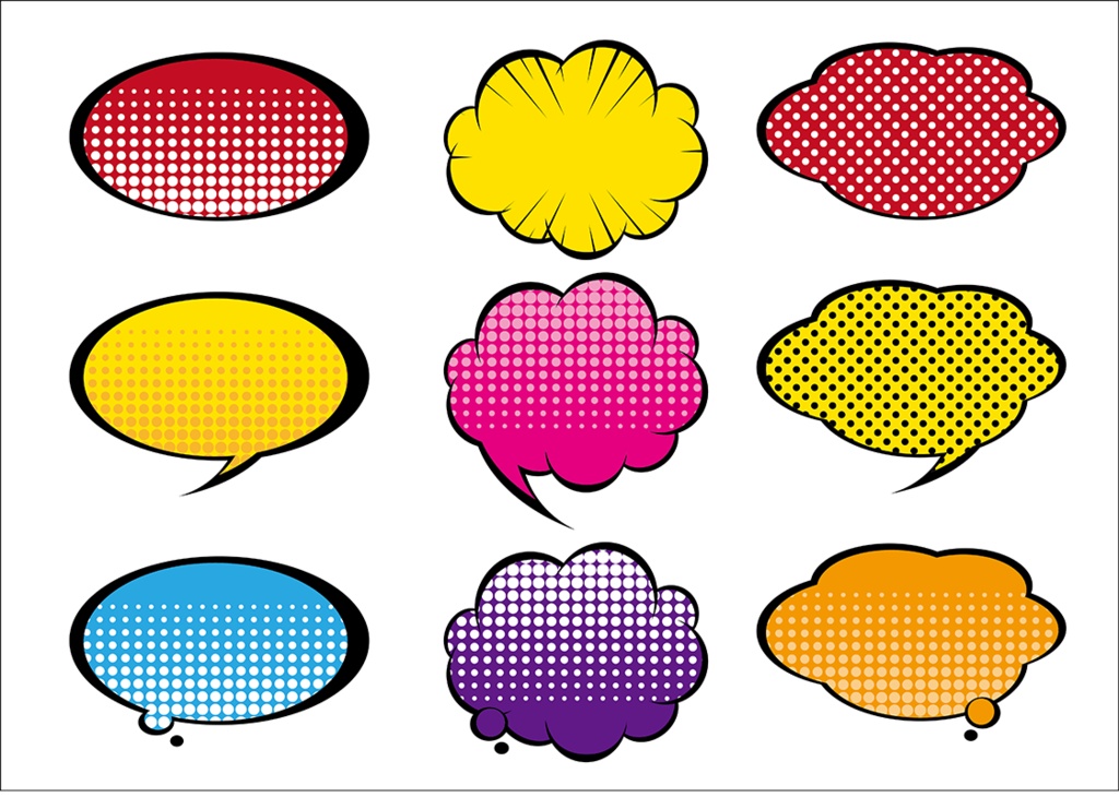 【印刷用】アメコミ素材