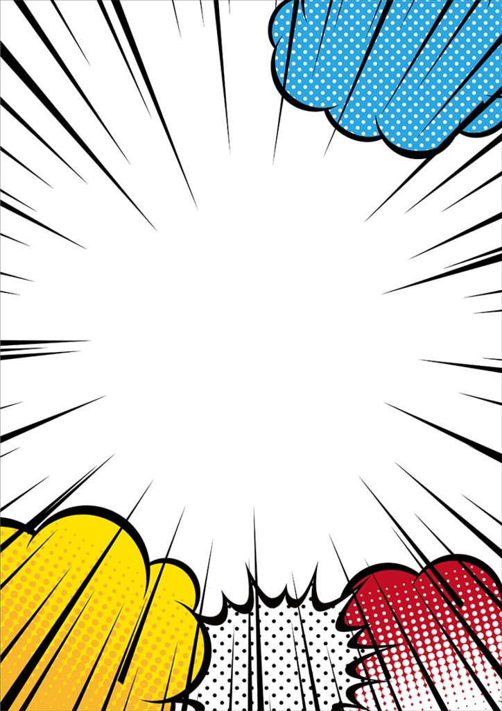 【印刷用】アメコミ素材