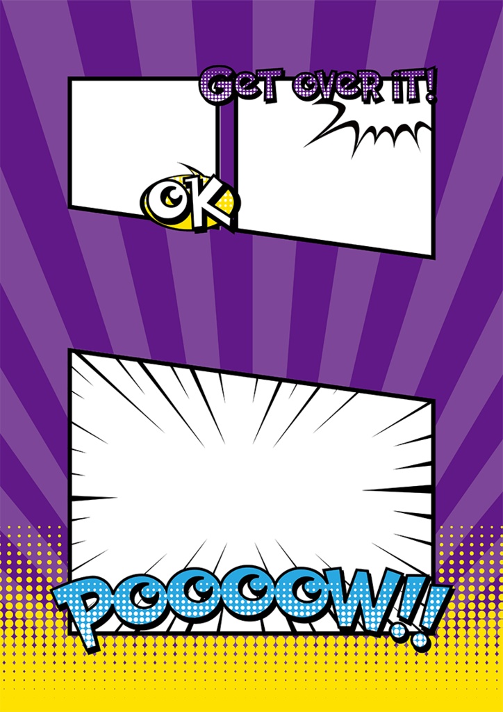 【印刷用】アメコミ素材