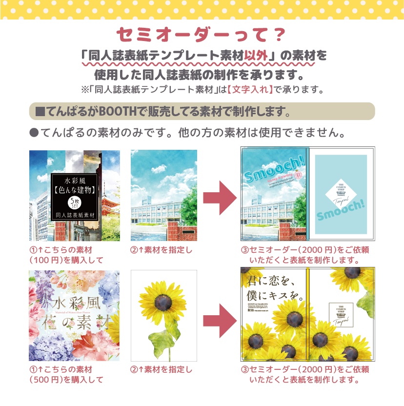 同人誌表紙表紙作成セミオーダー