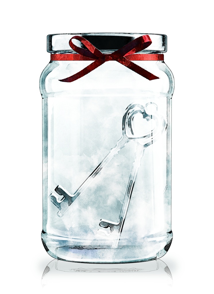 【印刷用】メイソンジャーの素材