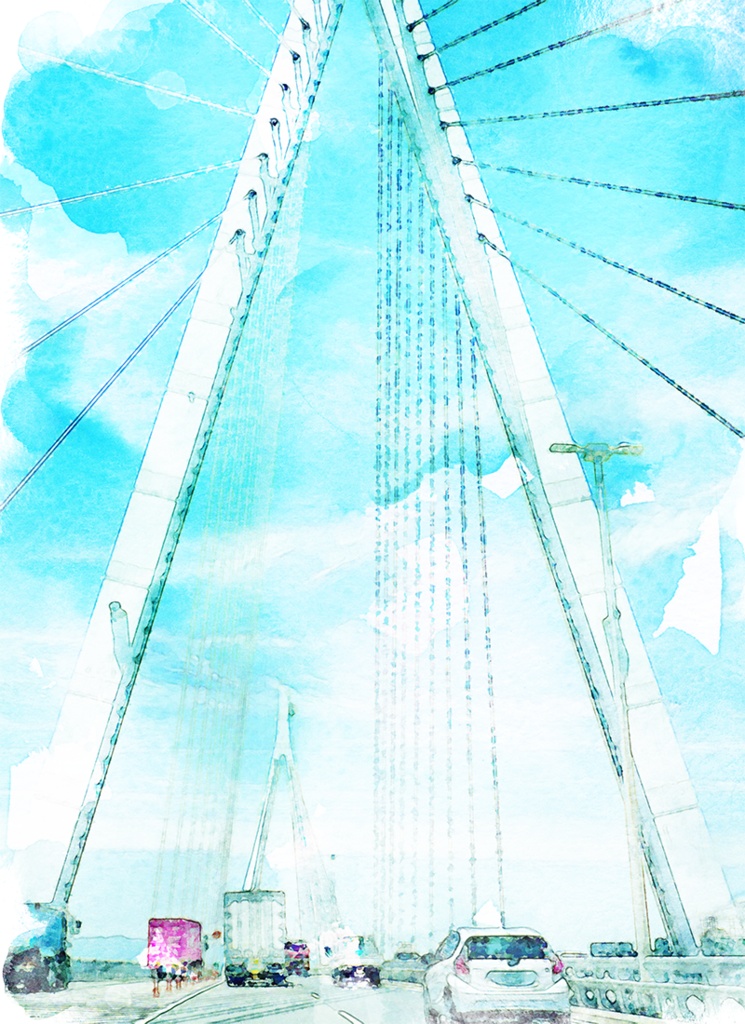 【印刷用】水彩風風景「その他」