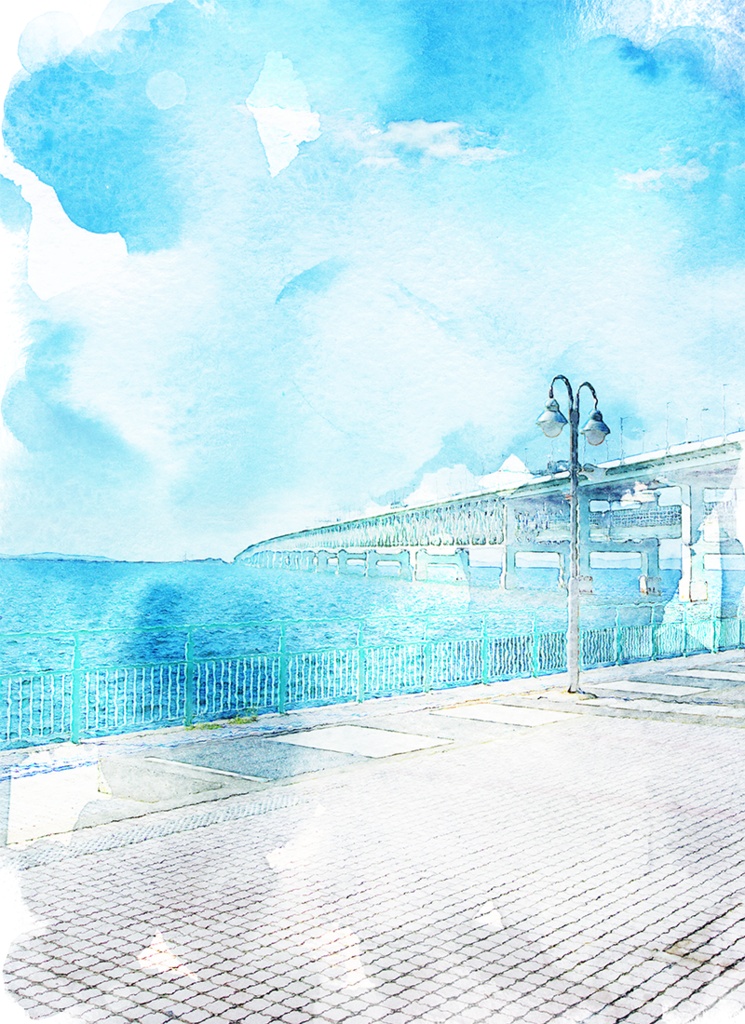 【印刷用】水彩風風景「その他」