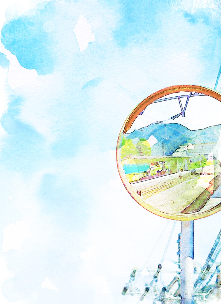 【印刷用】水彩風風景「日常」
