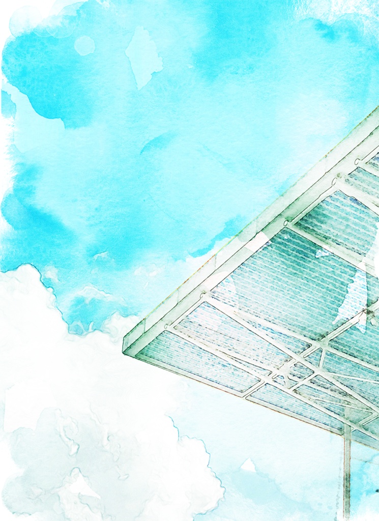 【印刷用】水彩風風景「日常」