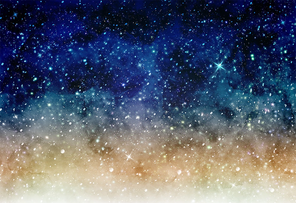 【印刷用】星屑景色素材