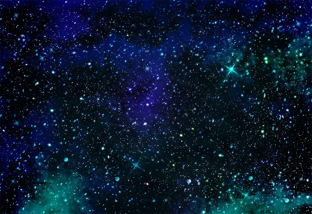 【印刷用】星屑景色素材