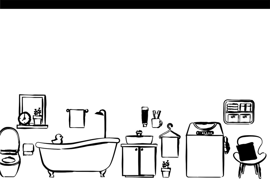 【印刷用】手書き風イラストの1色刷用表紙素材