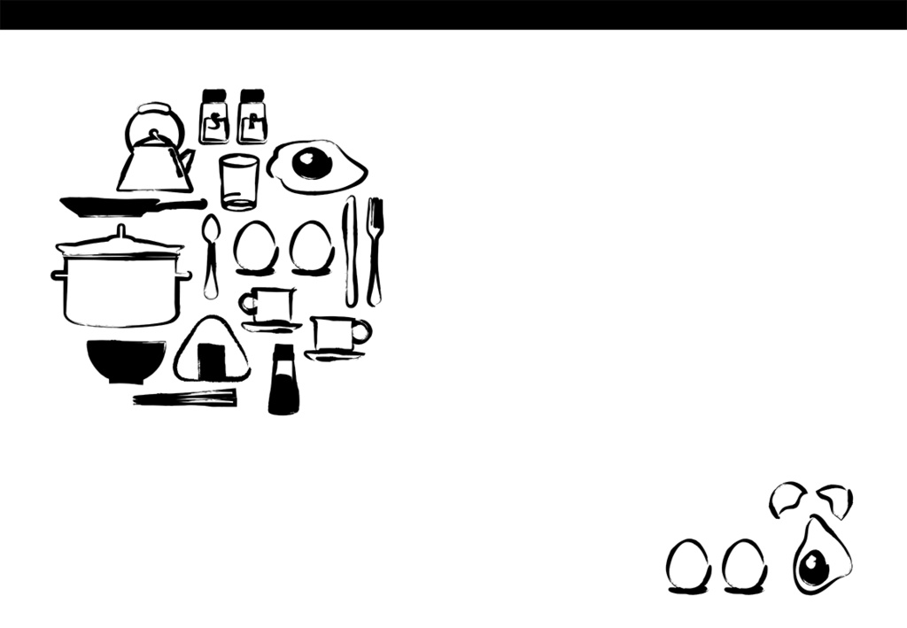 【印刷用】手書き風イラストの1色刷用表紙素材