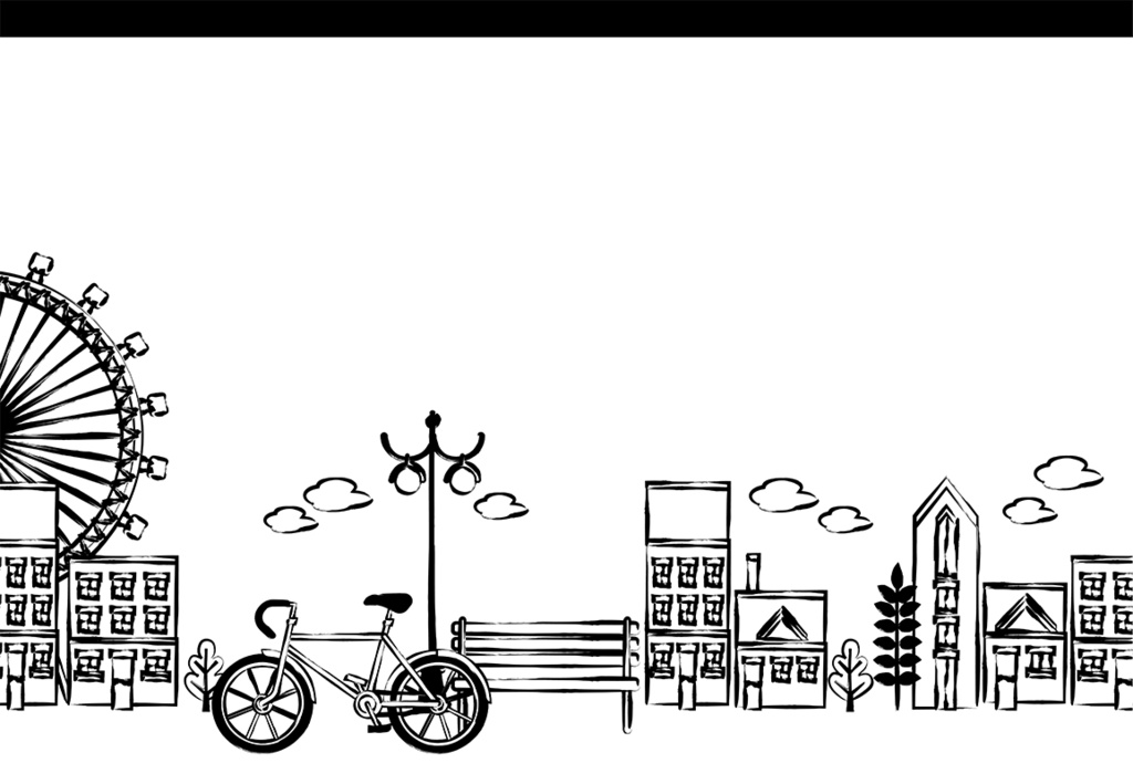 【印刷用】手書き風イラストの1色刷用表紙素材