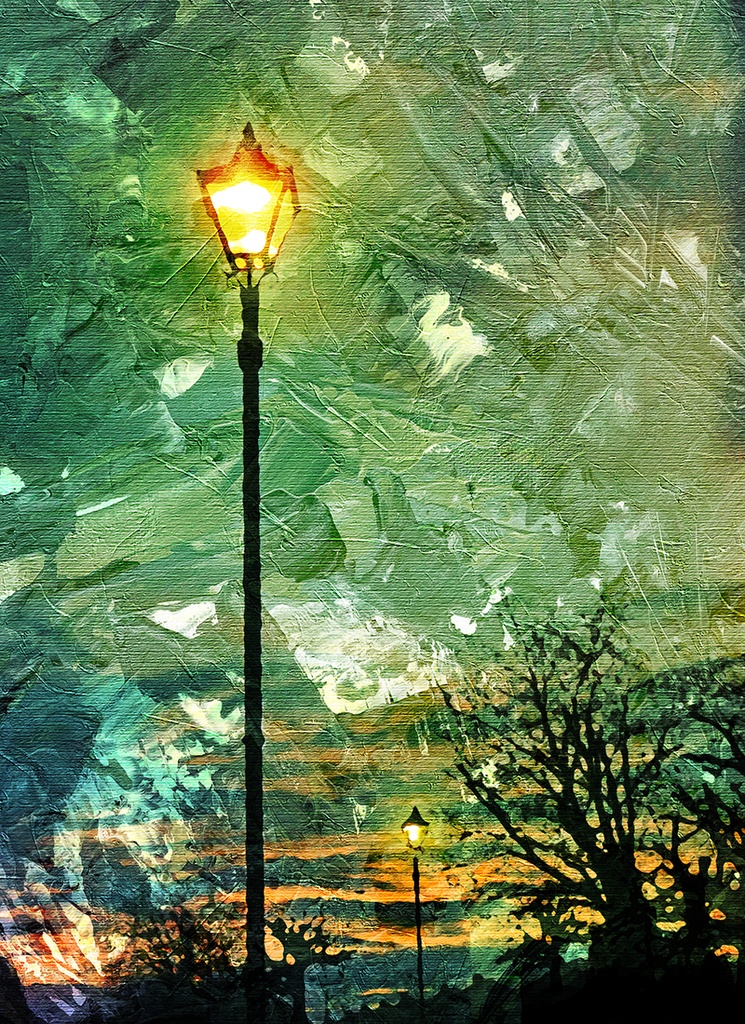 【印刷用】油絵風「灯」