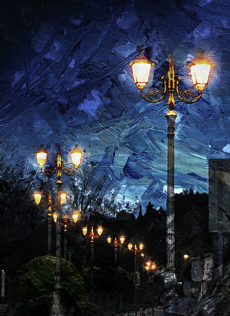 【印刷用】油絵風「灯」