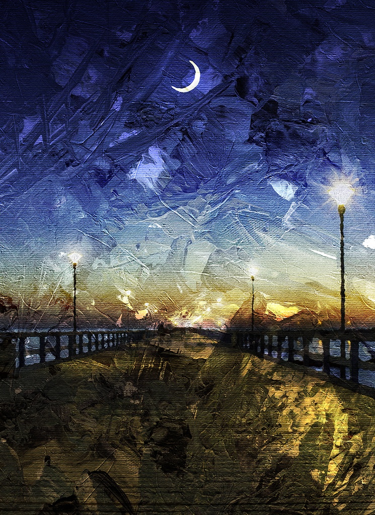 【印刷用】油絵風「灯」