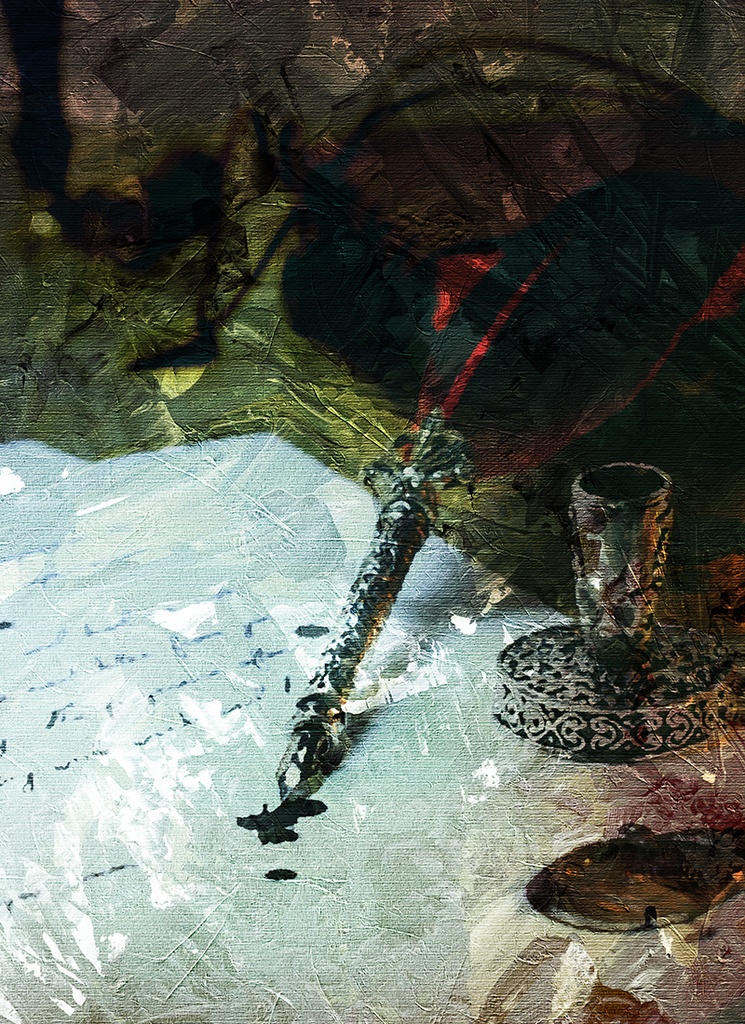 【印刷用】油絵風「アンティーク」