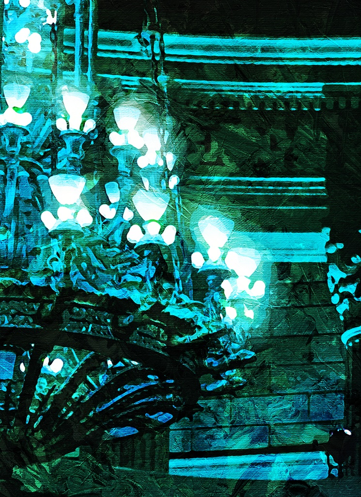 【印刷用】油絵風「アンティーク」