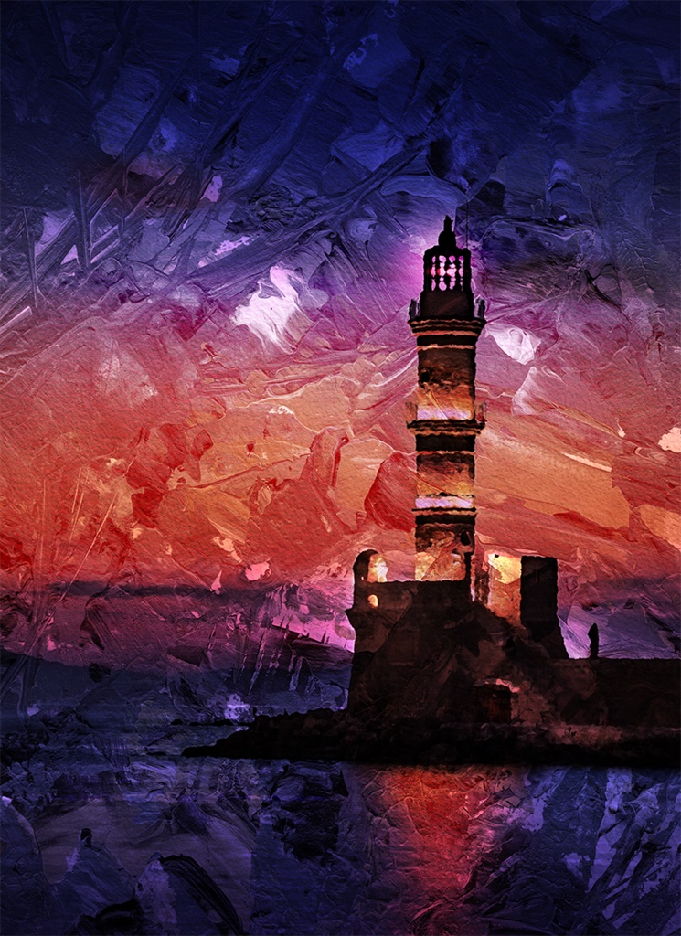 【印刷用】油絵風「海」