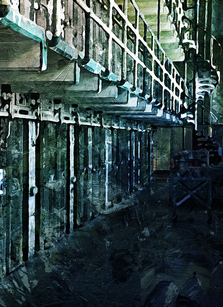 【印刷用】油絵風「刑務所」