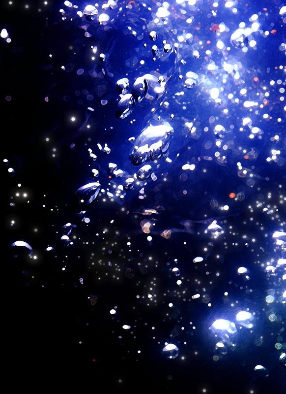 【印刷用】青系テクスチャ素材