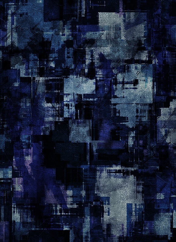 【印刷用】青系テクスチャ素材