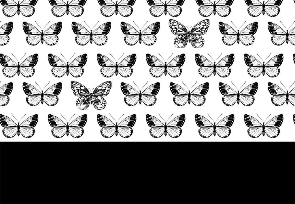 【印刷用】クラシックな線画の1色刷り用表紙素材