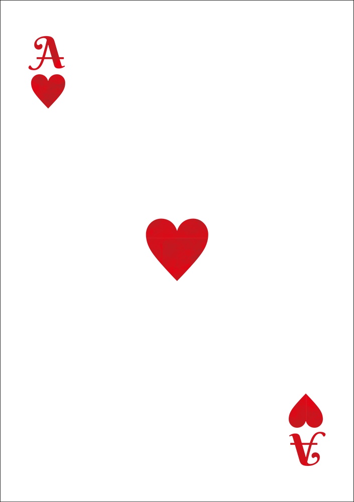 【印刷用】ハートのイラスト