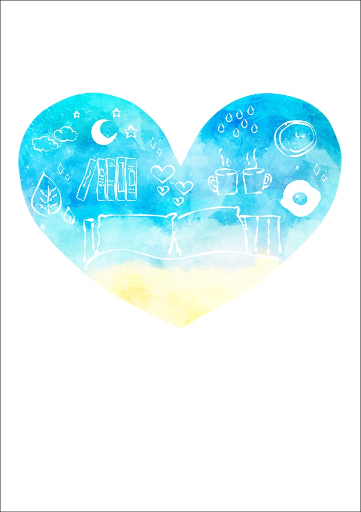 【印刷用】ハートのイラスト