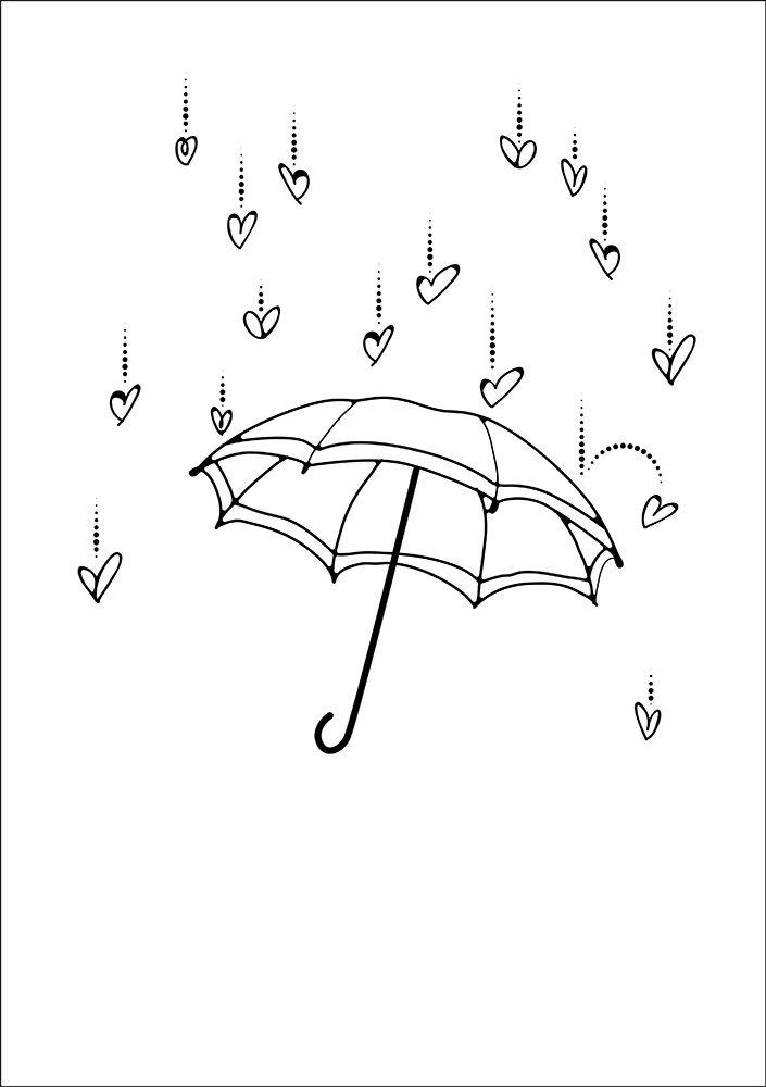 【印刷用】ハートのイラスト