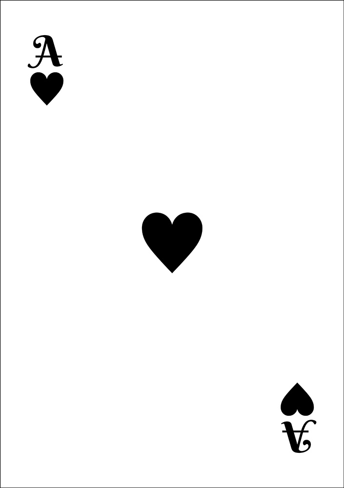 【印刷用】ハートのイラスト