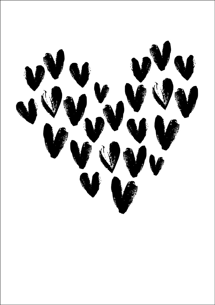 【印刷用】ハートのイラスト