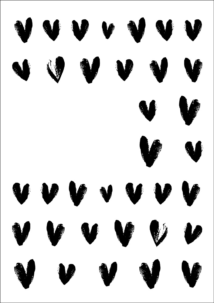 【印刷用】ハートのイラスト