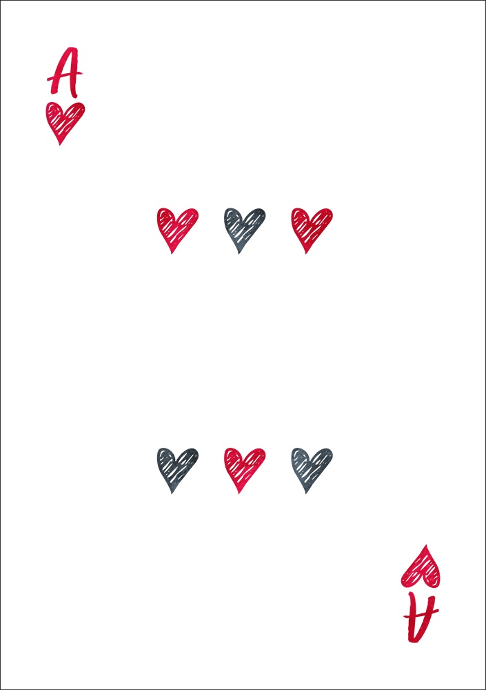 【印刷用】ハートのイラスト