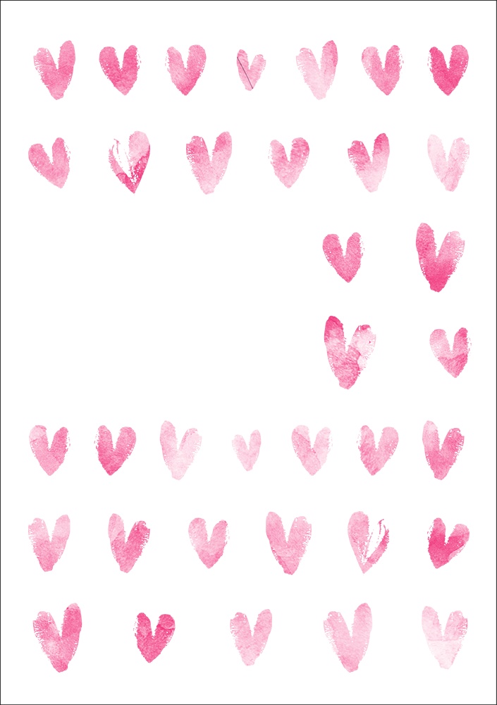 【印刷用】ハートのイラスト