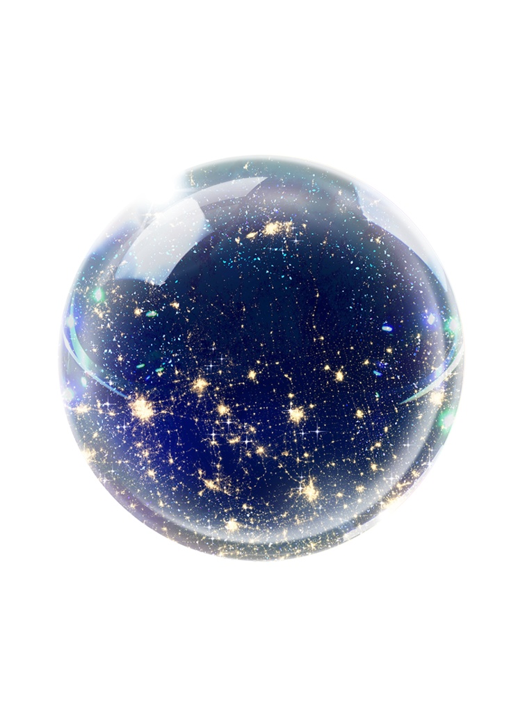 【印刷用】煌めくガラスドーム素材