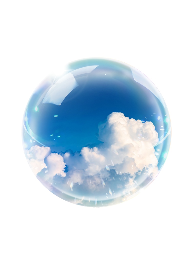 【印刷用】煌めくガラスドーム素材