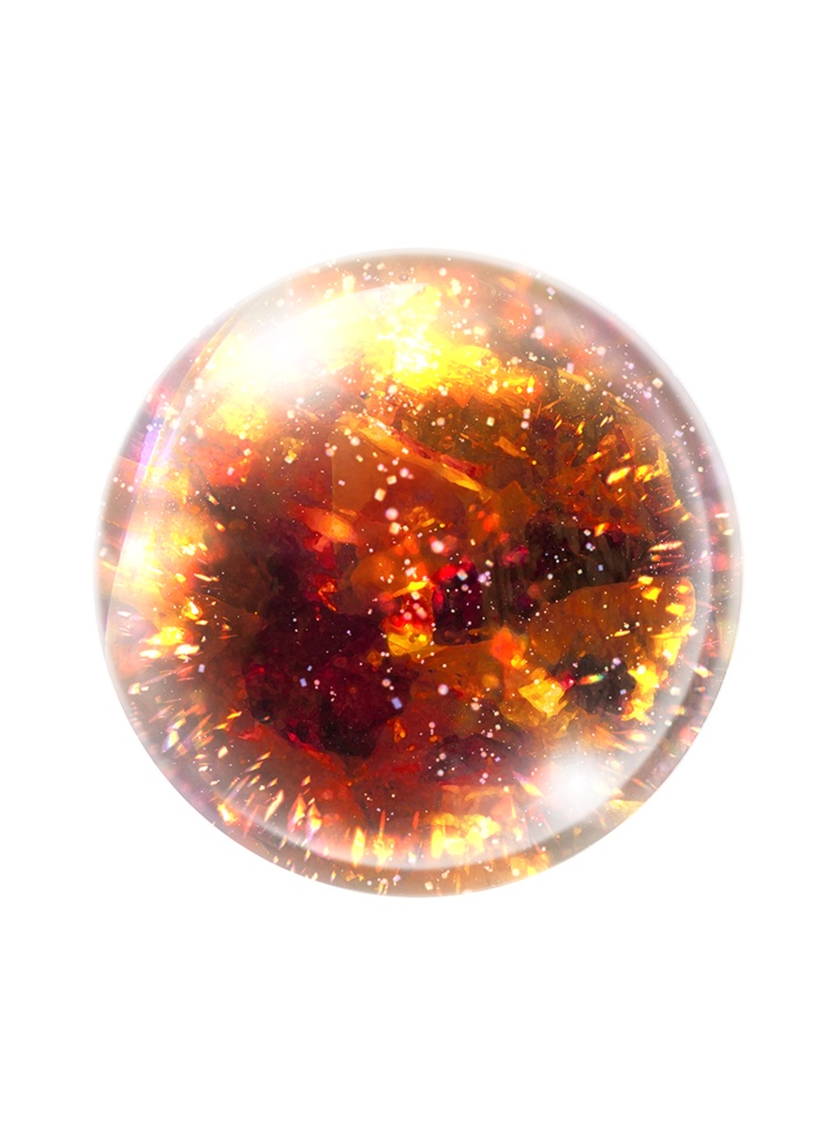 【印刷用】煌めくガラスドーム素材