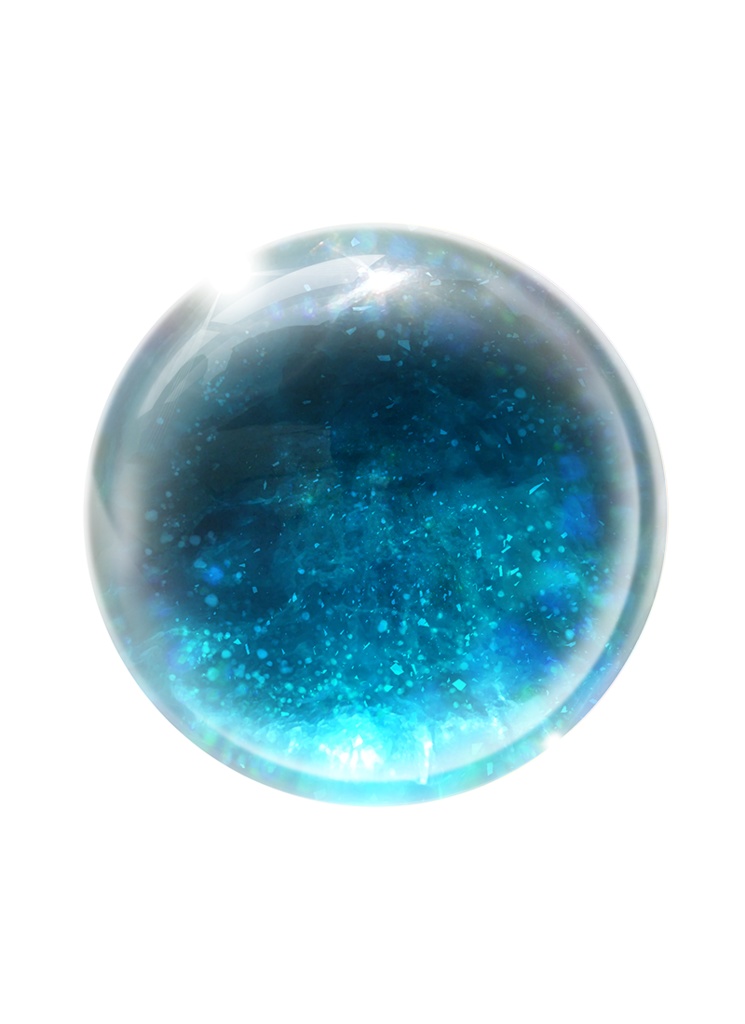 【印刷用】煌めくガラスドーム素材