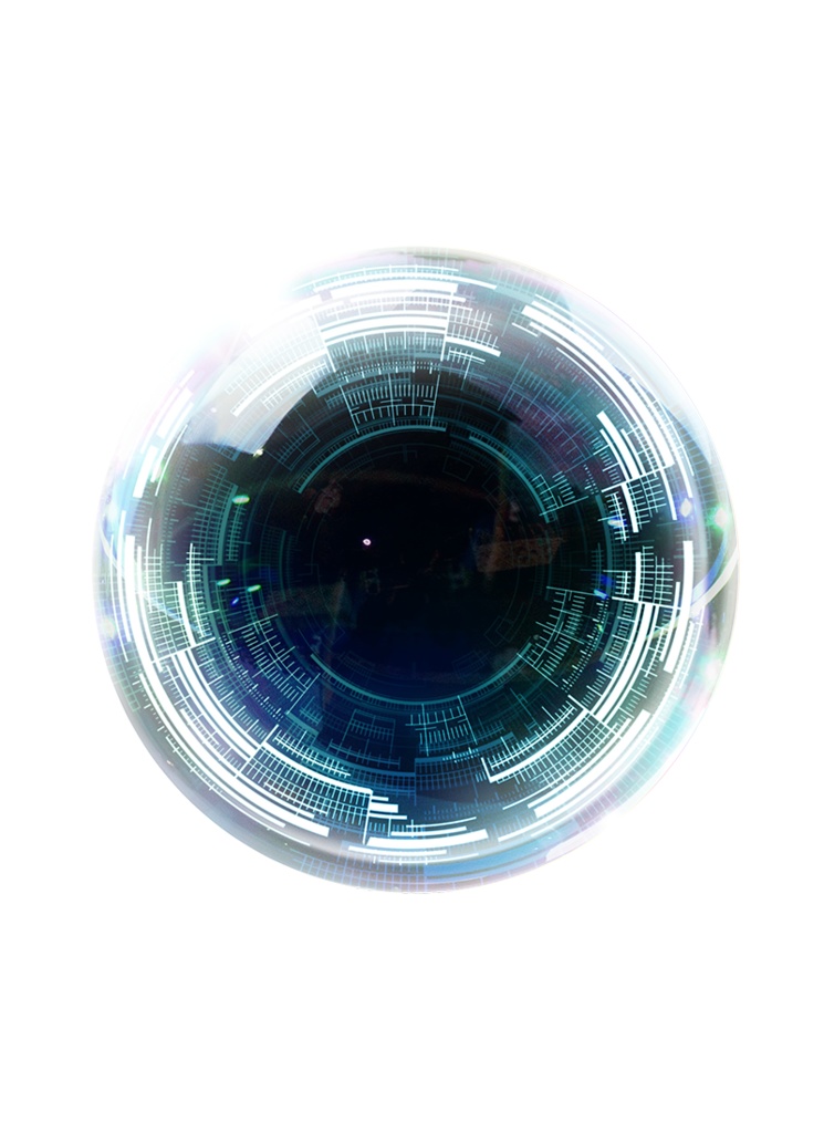 【印刷用】煌めくガラスドーム素材