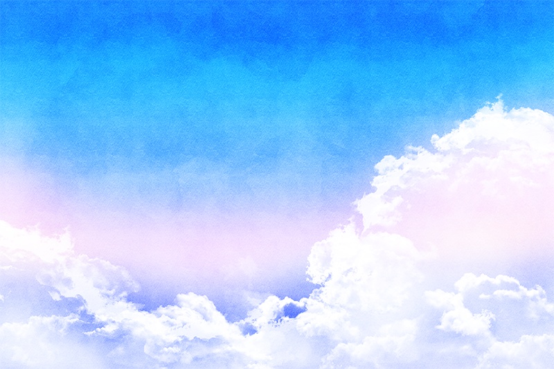 【印刷用】フォトジェニックな空の素材